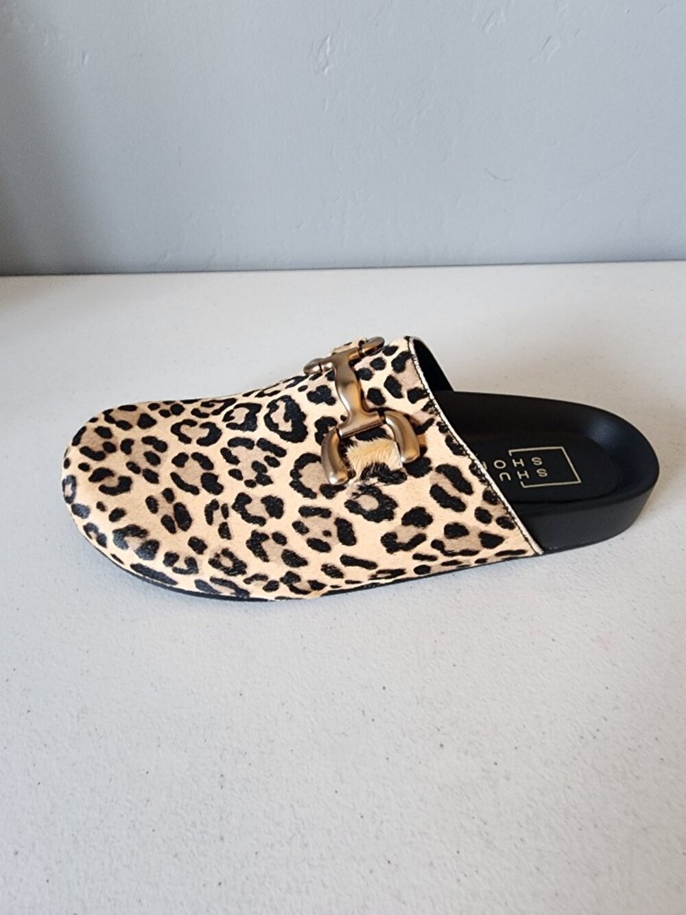 Shu Shop Leopard Clogs "NEW" - Picture 10 of 16